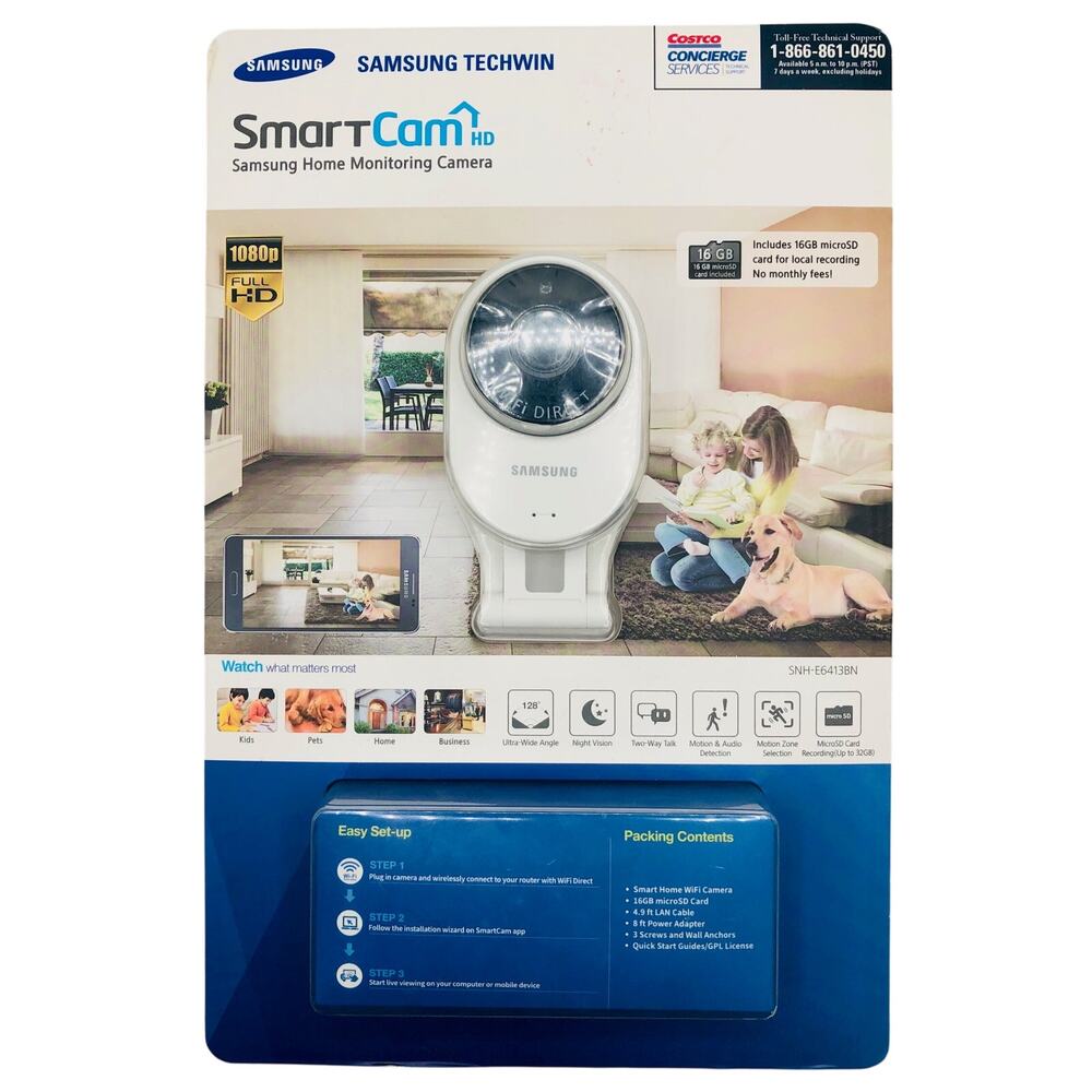 Samsung Techwin Smartcam HD Home monitoring camera SNH